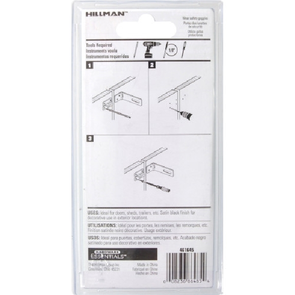 Hardware Essentials 851425 Safety Hasp, 3-1/2 in L, Fixed Staple - 3