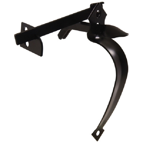 Hardware Essentials 851376 Thumb Latch, For: In Swinging Gates and Shed Doors up to 1-3/4 in Thick, Steel, Plated