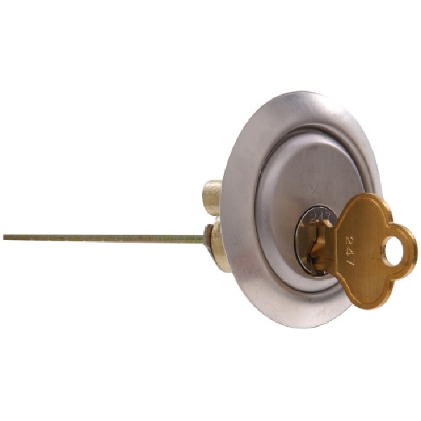 Hardware Essentials 852138 Replacement Cylinder, 1-1/2 in L Shaft, Steel, Aluminum