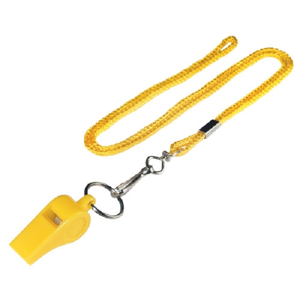 Hillman 711080 Lanyard with Whistle, Nylon, Swivel Hook End