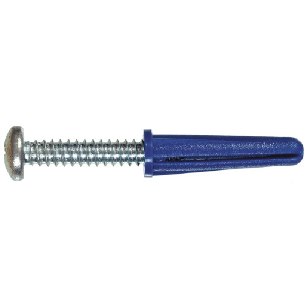 Hillman 5061 Conical Anchor, 3/4 in L, Plastic, 30 lb, 6/PK