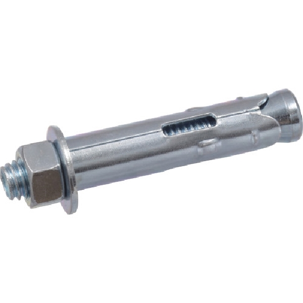 370804 Concrete Sleeve Anchor, 1/2 in Dia, 2-1/4 in L, 395 lb, Zinc-Plated