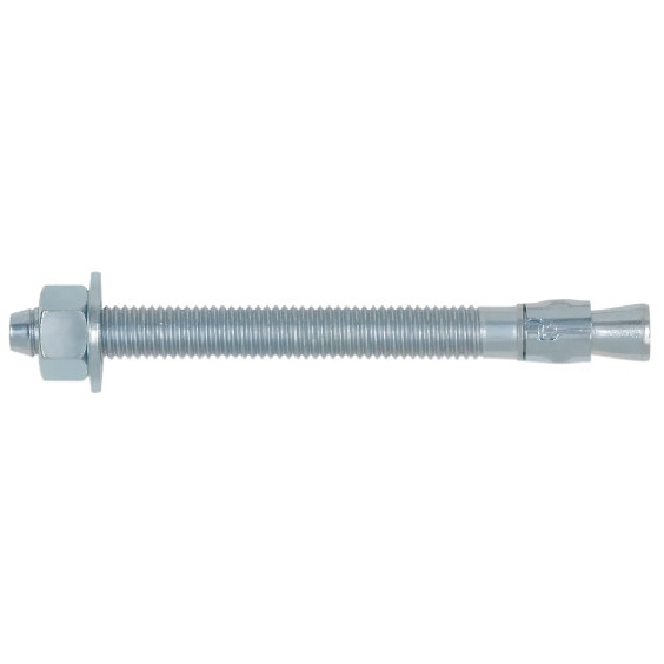 371920 Wedge Anchor, 1/4 in Dia, 1-3/4 in L, 360 lb, Zinc-Plated