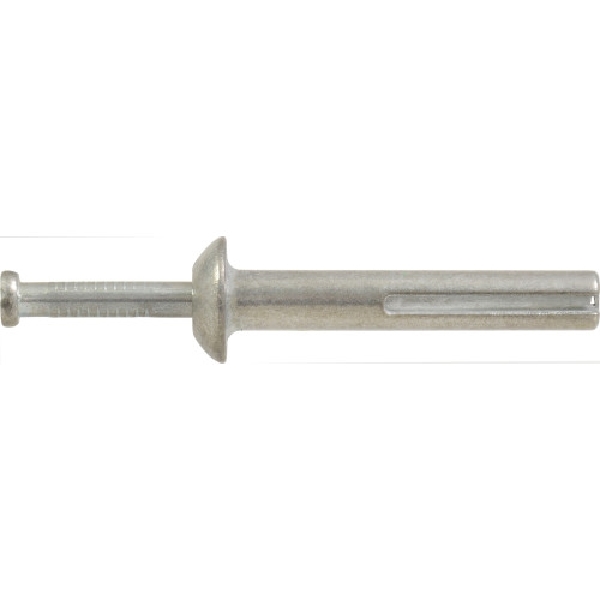 Hillman 41432 Anchor, 1/4 in Dia, 1-1/2 in L, Zinc