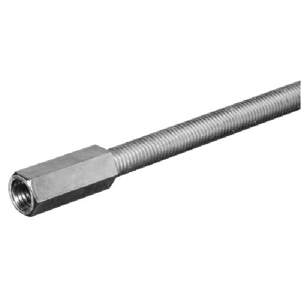Steelworks 11847 Coupling Nut, Coarse Thread, 1/2-13 Thread, Steel, Zinc-Plated