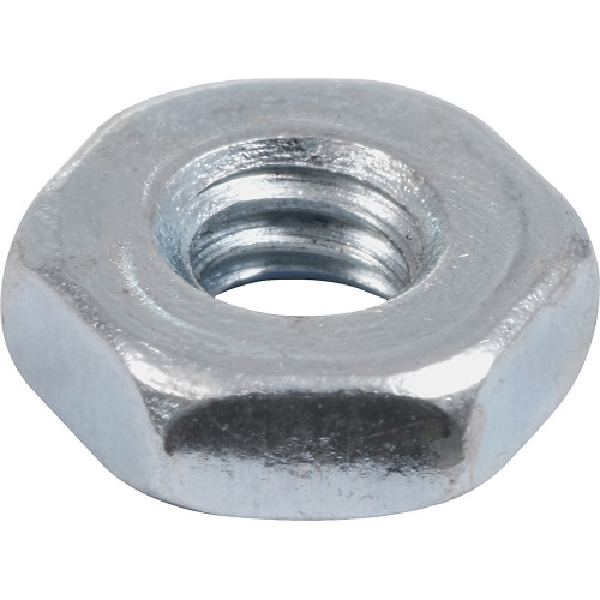 Hillman 6203 Hex Machine Screw Nut, #8-32 Thread, Steel, Zinc-Plated, 240/PK