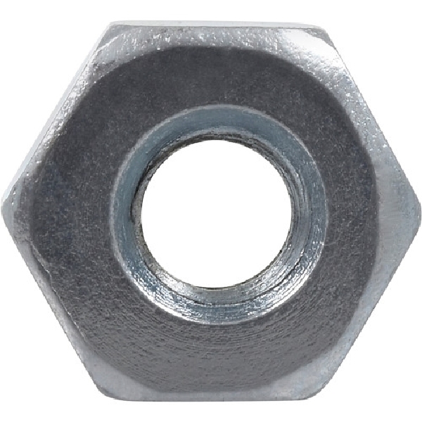 Hillman 6203 Hex Machine Screw Nut, #8-32 Thread, Steel, Zinc-Plated, 240/PK