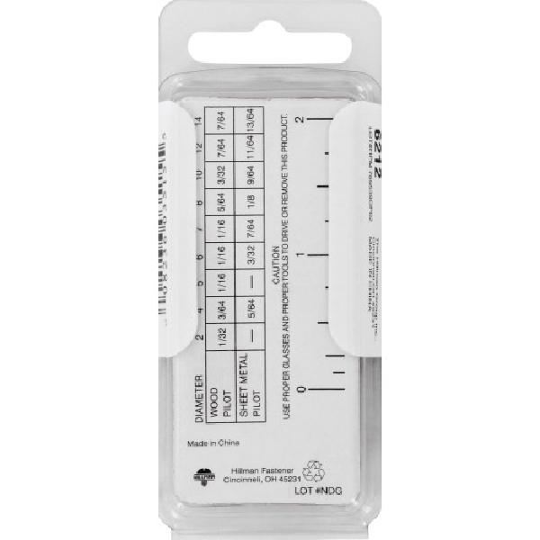 Nut, Hillman, Hex, 1/4 in-20, 12 pk - 3