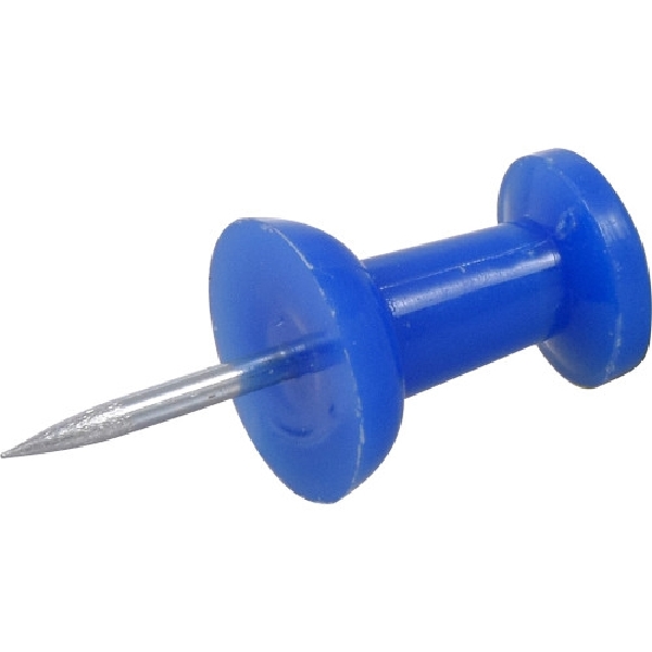 121152 Push Pin, Plastic/Steel, Assorted