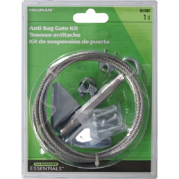 HILLMAN 851362 Gate Anti-Sag Kit, Steel, Zinc-Plated, 1-Piece - 2