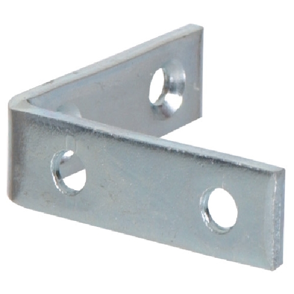 Hardware Essentials 851117 Corner Brace, 2 in L, 5/8 in W, Steel, Zinc-Plated