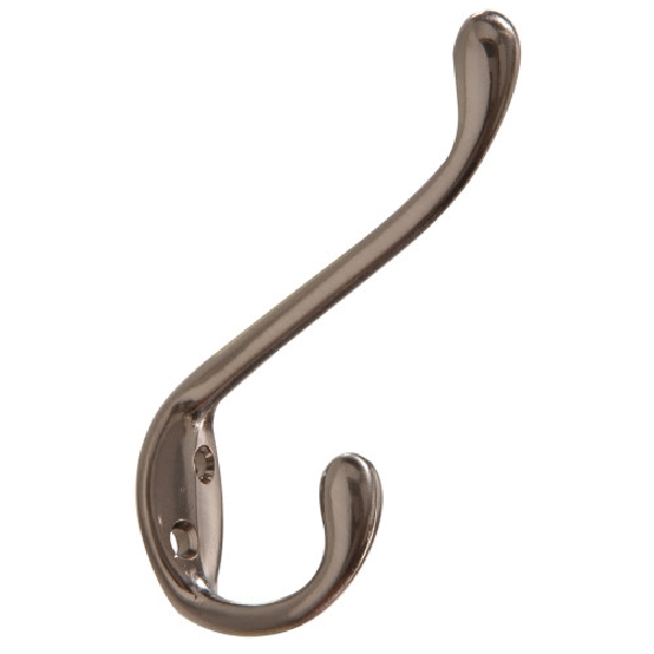 Hardware Essentials 852321 Garment Hook, Satin Nickel