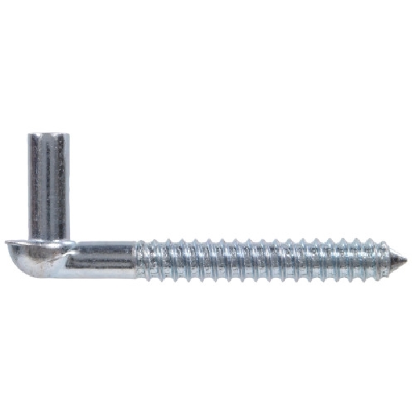 Hardware Essentials 851910 Gate Screw Hook, 5/8 in Opening, 5 in L, Steel, Zinc-Plated