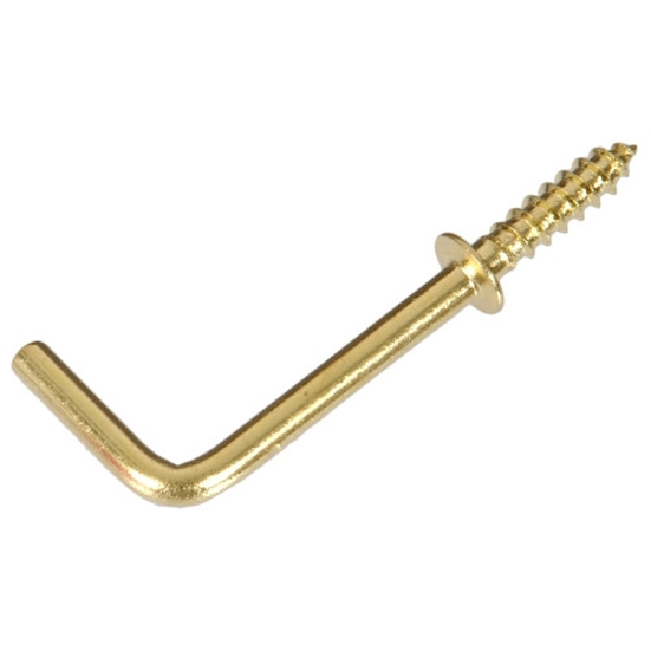 Hardware Essentials 852424 Shoulder Hook, 1 in L, Brass