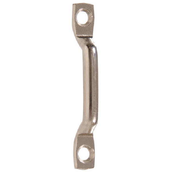 Hardware Essentials 852712 Strap Loop, 1-1/4 in Dimensions, Steel, Nickel-Plated