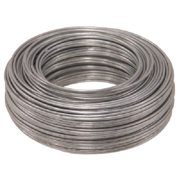 123105 Hobby Wire, 110 ft L, Galvanized, #18 Gauge, 25 lb