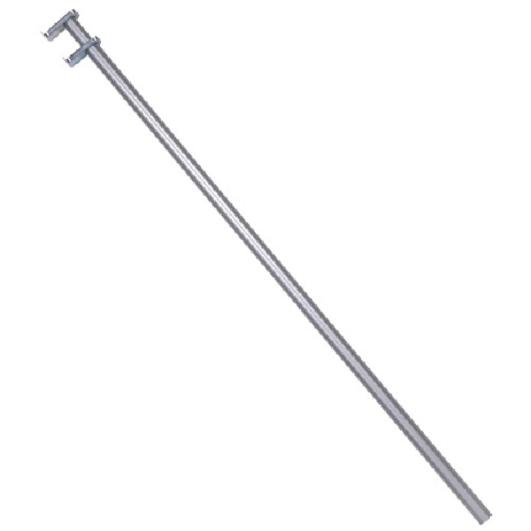 Hardware Essentials 852654 Closet Rod, 1 in Dia, 72 to 120 in L, Steel, Zinc