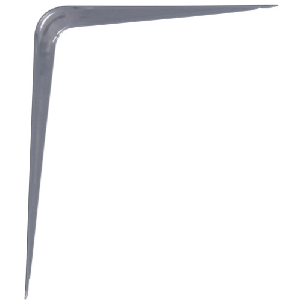 Hardware Essentials 852175 Shelf Bracket, 100 lb, 5 in L, Steel, Gray