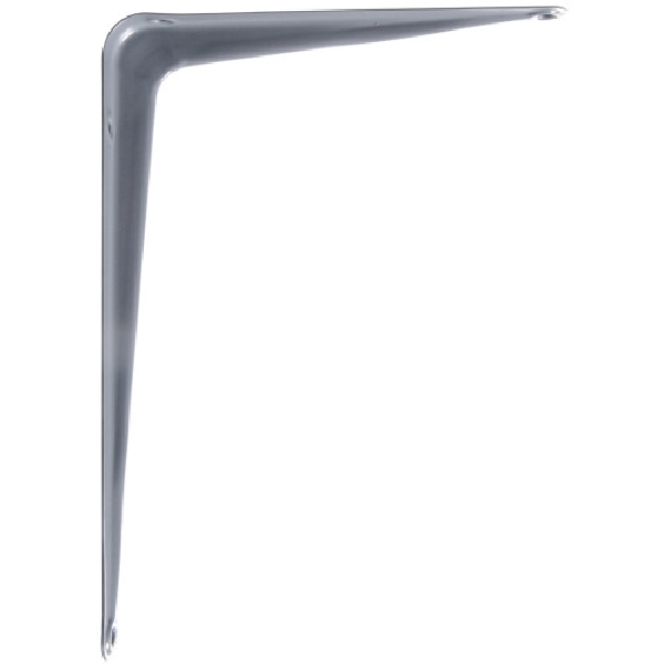 Hardware Essentials 852176 Shelf Bracket, 100 lb, 6 in L, Steel, Gray