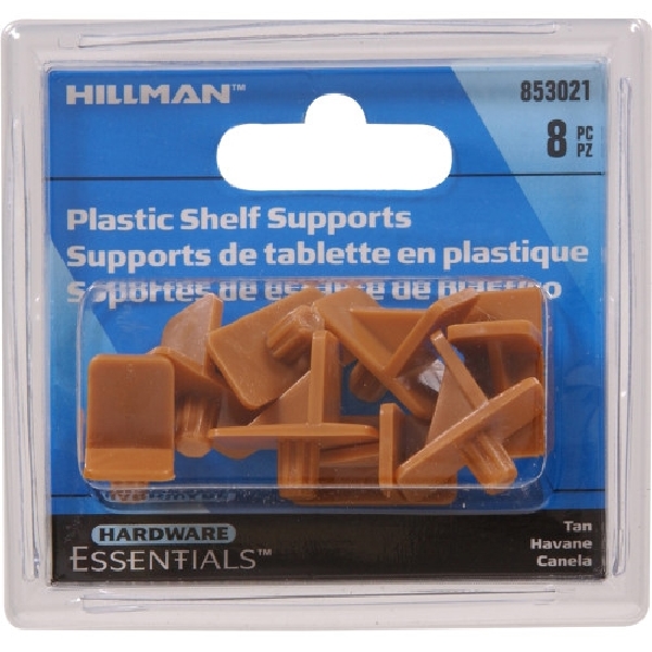 Hillman 853021 Shelf Support, Plastic, Tan