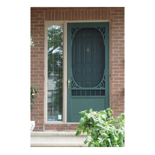 Colonial Elegance Deerglen DCC34-V Screen Door, 34 in W, 82 in H, Pine, Composite White - 2