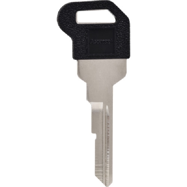 87002 Key, Brass/Rubber, Nickel-Plated, For: #6R Locks