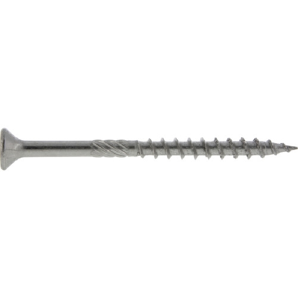 Power Pro 48622 Screw, #10 Thread, 2-1/2 in L, Star Drive, Stainless Steel, Stainless Steel, 79 PK