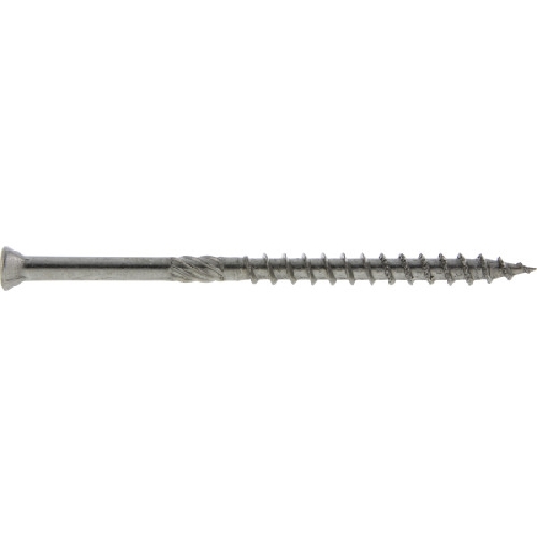 Power Pro 48639 Screw, #8 Thread, 1-5/8 in L, Star Drive, Stainless Steel, Stainless Steel, 205 PK