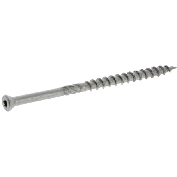 48642 Screw, #8 Thread, 3 in L, T10 Drive Size, Stainless Steel, Star Drive, 103 PK, 1 LB