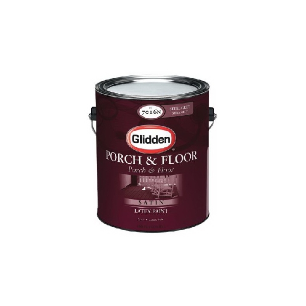 PF7010N-01 Porch and Floor Paint, Satin Sheen, Pastel Base/White, 1 gal, 300 to 350 sq-ft/gal Coverage Area