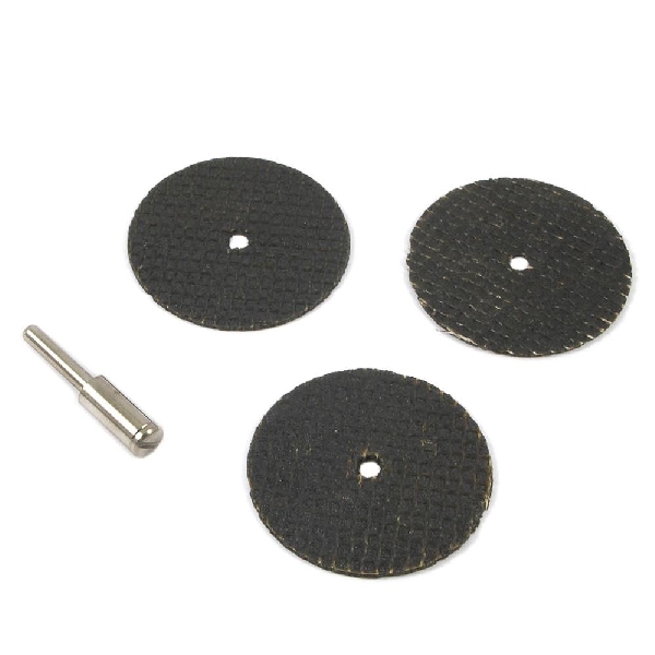 60214 Cut-Off Wheel Kit, 1-1/2 in Dia, 1/8 in Arbor