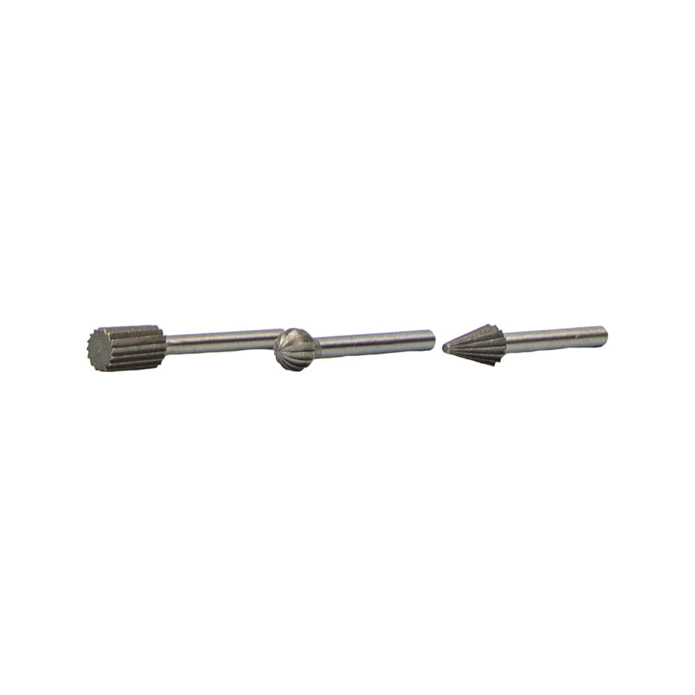 Forney 60224 3-Piece Mini Rotary File Set, 1/8 in Dia Shank - 4