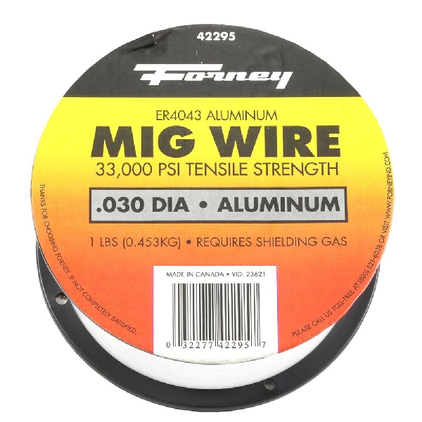 Forney 42295 MIG Welding Wire, 0.03 in Dia, Aluminum - 3