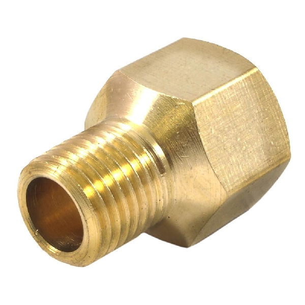 Reducer Adapter, Forney, 3/8 x 1/4 in, FNPT x MNPT, Brass - 2