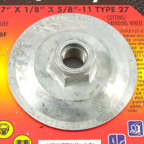 Forney 71836 Grinding Wheel, Applicable Materials: Ferrous Material, 4-1/2 in Dia, 1/8 in Thick