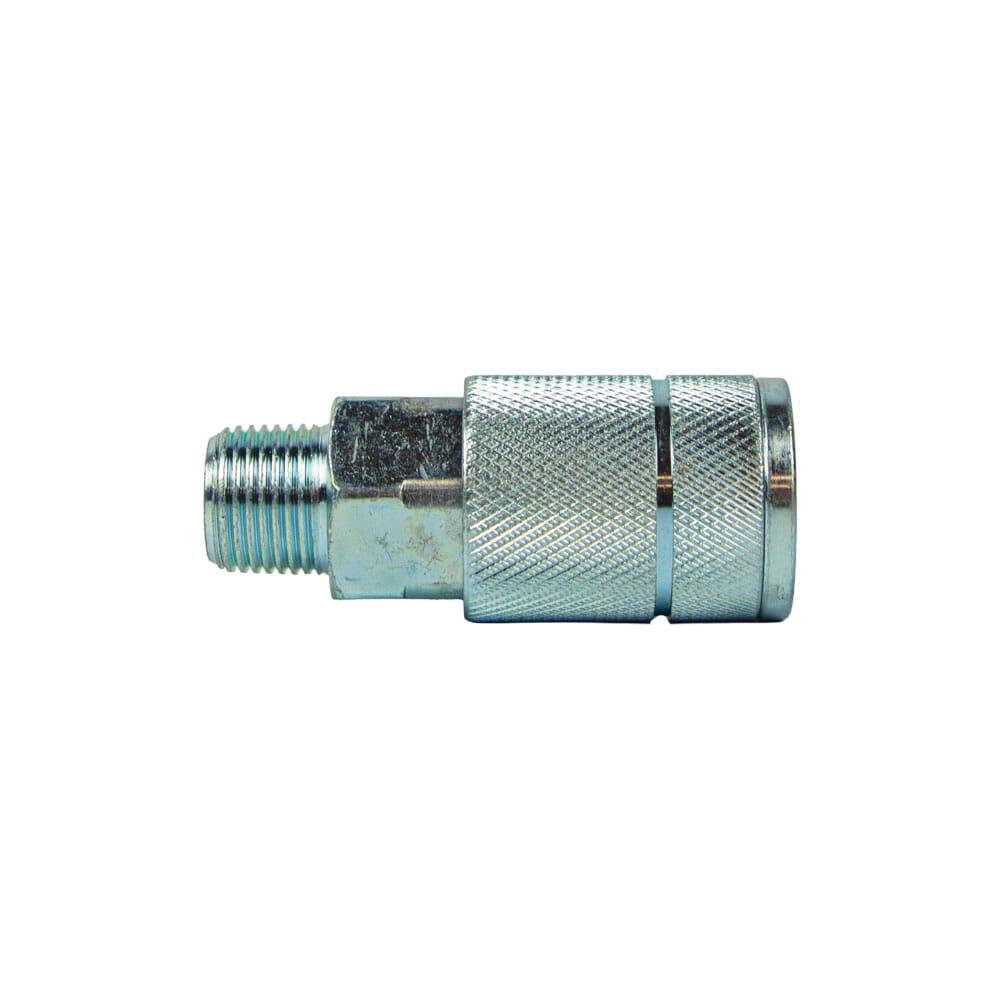 Forney 75484 Coupler, 3/8 in, Coupling x MNPT, Steel - 4