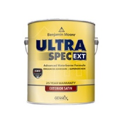 Ultra Spec N448-2X-005 Latex Paint, Satin Sheen, Medium, 5 gal, 350 to 450 sq-ft/gal Coverage Area