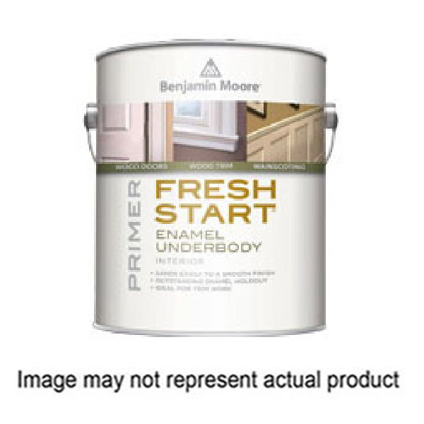 Benjamin Moore FRESH START 021700-001 Enamel Underbody Primer, Flat, White, 1 gal