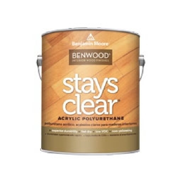 Benjamin Moore N42300-004 Acrylic Paint, Low-Luster, Liquid, Clear, 1 qt
