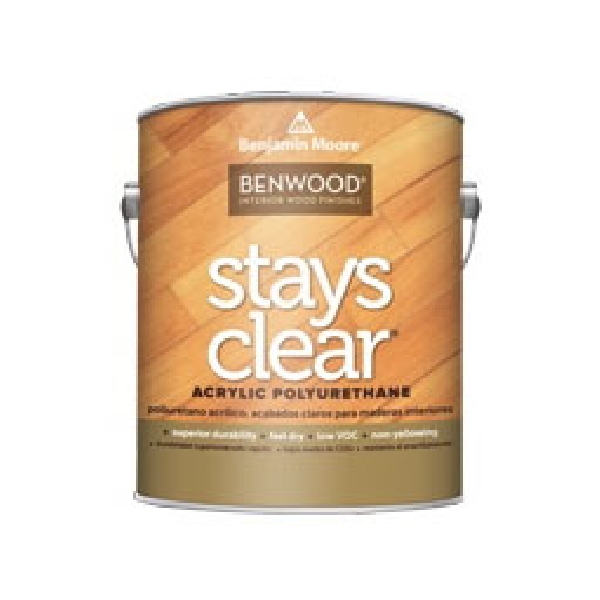 Benjamin Moore N42500-004 Paint, Flat, Liquid, Clear, 1 qt, Can