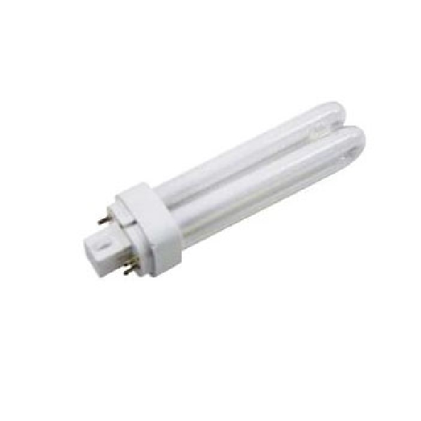 Metalux PLC13W Bulb, 13 W, Bi-Pin Lamp Base, 700 Lumens, 6500 K Color Temp, White Light