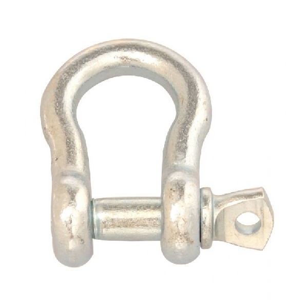 T9600835 Anchor Shackle, 1/2 in Trade, 2000 lb Working Load, Consumer Grade, Carbon Steel, Zinc