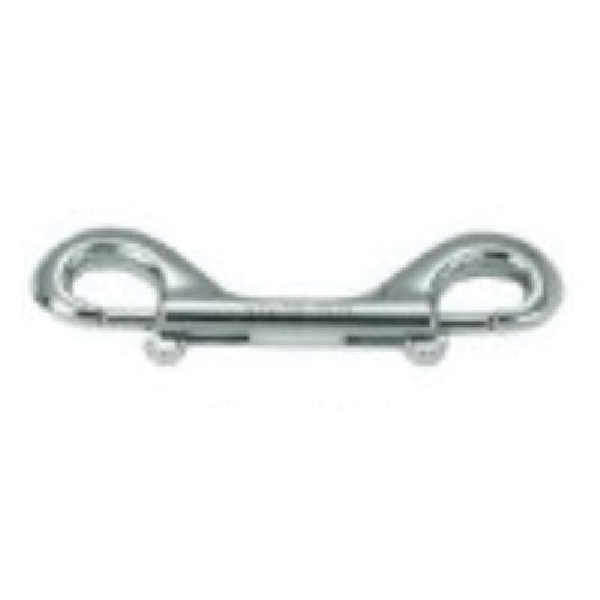 T7615302 Double-Ended Bolt Snap, 60 lb Working Load, Zinc, Nickel-Plated