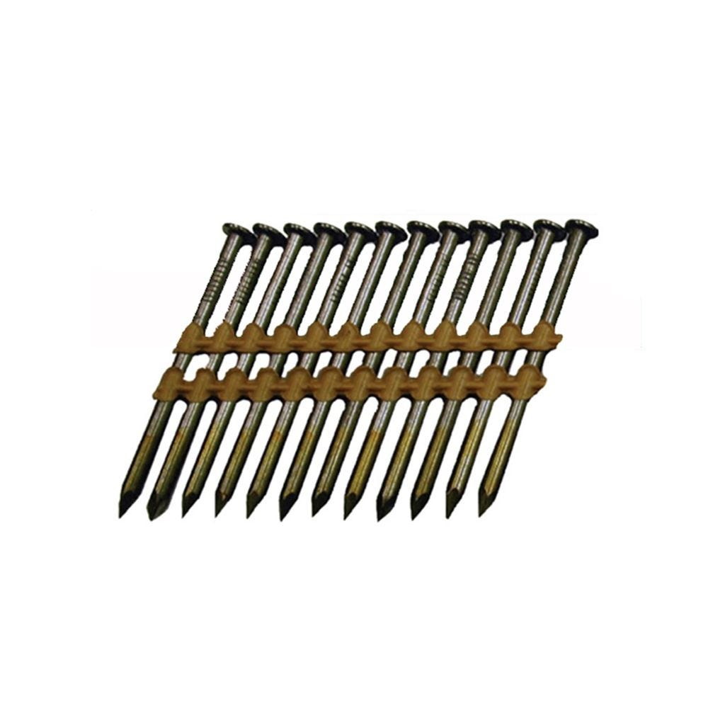 12038 Nail, 2-3/8 in L, Hot-Dip Galvanized, Round Head, Ring Shank, 5,000 Count