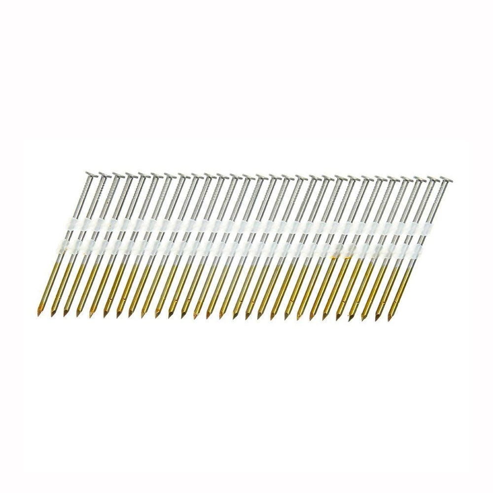 12061 Nail, 3 in L, Electro Galvanized, Round Head, Smooth Shank, 4,000 Count