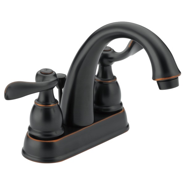 Windemere Series 25996LF-OB-ECO Center Set Bathroom Faucet, 1.2 gpm, 2-Faucet Handle, 3-Faucet Hole