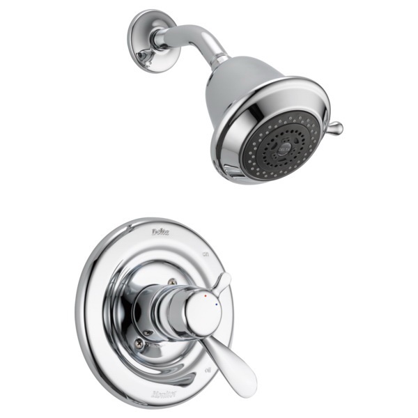 DELTA Classic T17230 Shower Trim, 1.75 gpm, 80 psi Pressure, Brass Body, Chrome - 1