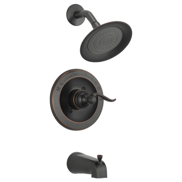 Windemere Series 144996-OB Tub and Shower Trim, 1/2 in Connection, 2 gpm, Brass Body, Oil-Rubbed Bronze