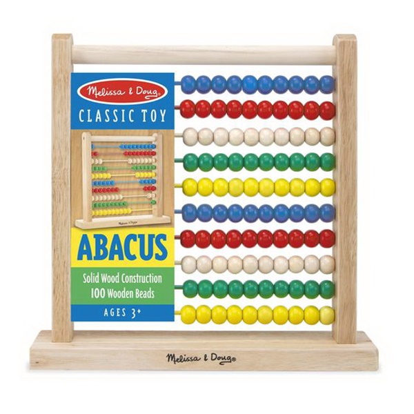 Melissa & Doug 493 Abacus Classic Toy, 3 to 5 years, Wood