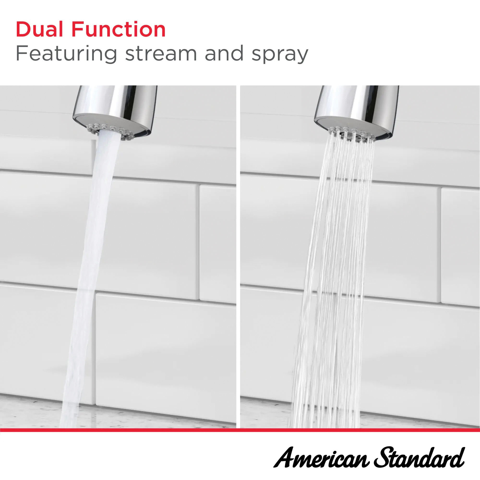 American Standard Mesa Series 9015101.002 Pull-Out Kitchen Faucet with Soap Dispenser, 1.8 gpm, 1-Faucet Handle, Yes - 4